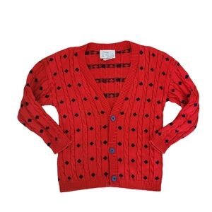 Dugan & Bob Vintage Red Cardigan